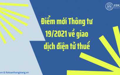 Điểm mới của thông tư 19/2021/TT-BTC