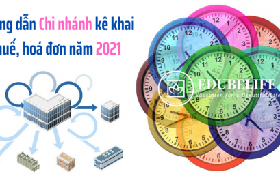 Hướng dẫn chi nhánh kê khai thuế, sử dụng hóa đơn năm 2021