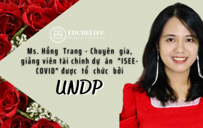 Ms. Hồng Trang – Chuyên gia, giảng viên tài chính dự án “Isee – Covid” do UNDP tổ chức