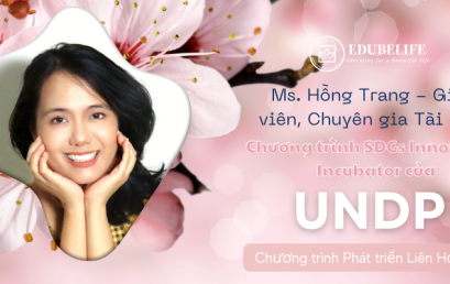 Ms. Hồng Trang – Giảng viên, Diễn giả tài chính Chương trình SDGs Innovation Incubator của UNDP (Liên Hợp Quốc)