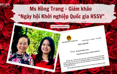 MS. HỒNG TRANG – THÀNH VIÊN GIÁM KHẢO CÁC VÒNG THI  “NGÀY HỘI KHỞI NGHIỆP QUỐC GIA HSSV”