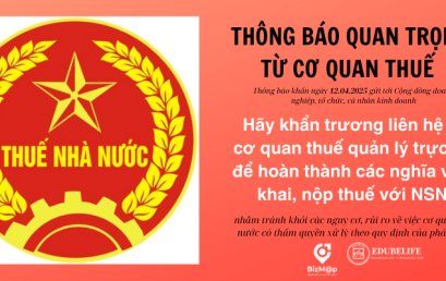 THƯ NGỎ TỪ CƠ QUAN THUẾ