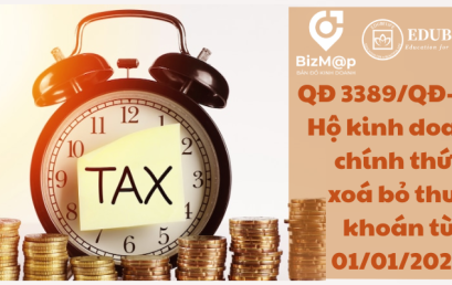 CÁC HỘ KINH DOANH XOÁ BỎ THUẾ KHOÁN TỪ 01/01/2026