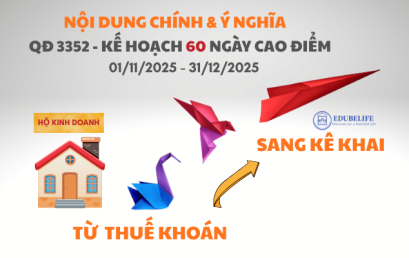Ý NGHĨA VÀ TẦM QUAN TRỌNG CỦA KẾ HOẠCH “60 NGÀY CAO ĐIỂM CHUYỂN ĐỔI TỪ THUẾ KHOÁN SANG KÊ KHAI”