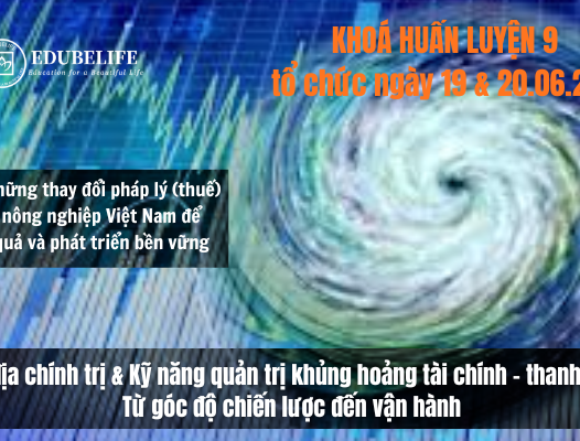 CHUỖI ĐÀO TẠO “NÂNG CAO NĂNG LỰC QUẢN LÝ TÀI CHÍNH CHO CÁC DOANH NGHIỆP NÔNG NGHIỆP VỪA & NHỎ VIỆT NAM”