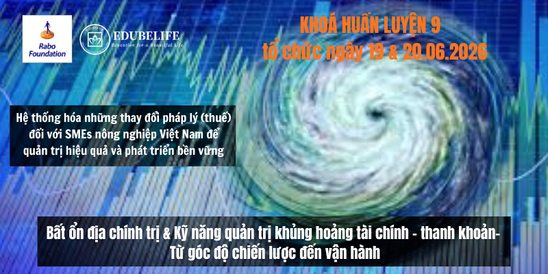 CHUỖI ĐÀO TẠO “NÂNG CAO NĂNG LỰC QUẢN LÝ TÀI CHÍNH CHO CÁC DOANH NGHIỆP NÔNG NGHIỆP VỪA & NHỎ VIỆT NAM” CHUỖI ĐÀO TẠO “NÂNG CAO NĂNG LỰC QUẢN LÝ TÀI CHÍNH CHO CÁC DOANH NGHIỆP NÔNG NGHIỆP VỪA & NHỎ VIỆT NAM”